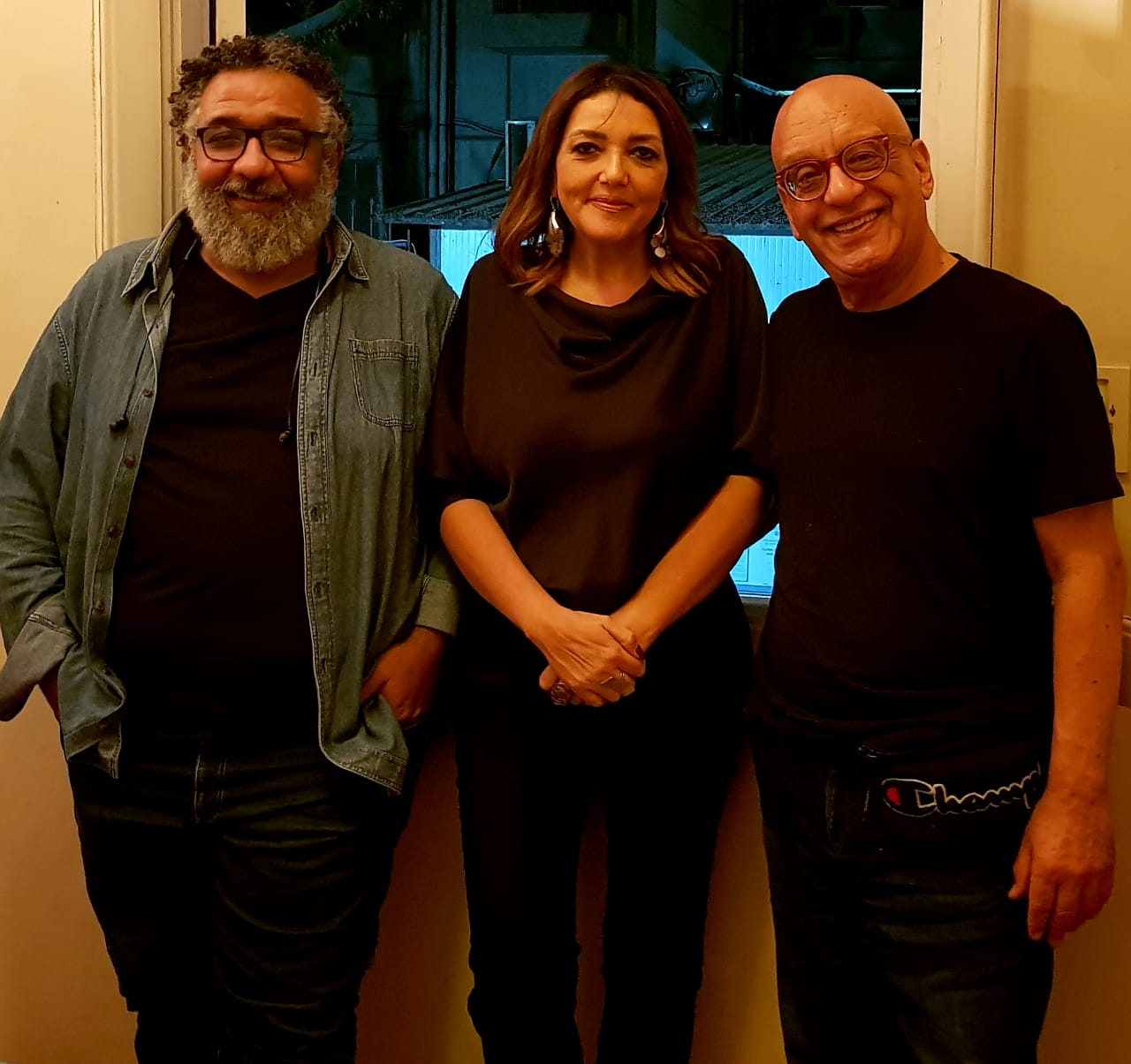 خيري بشارة و وائل عبد الفتاح و جميلة إسماعيل