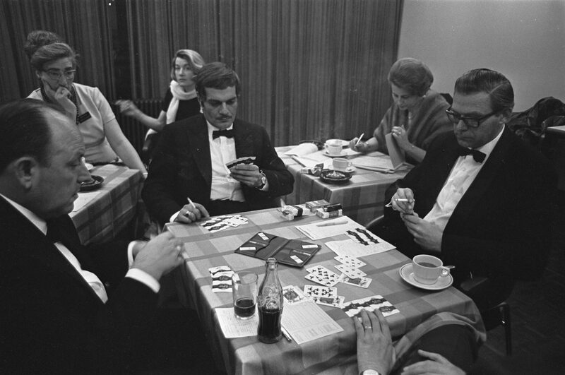 عمر الشريف يلعب بريدج، ديسمبر 1967
